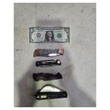 4 VINT. POCKET KNIVES