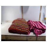 **2 MCM THROW BLANKETS