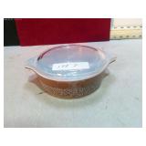 PYREX CASSEROLE W/ LID WOODLAND