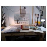 **3 FRAMED PICTURES & SOME PRINTS
