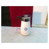 CORNING WARE 9 CUP STOVE TOP COFFEE POT COMPLETE