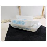 *3 VINT. GLASS BAKE DISHES