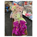 5 BEANIE BABIES 3 LG. 2 SM.