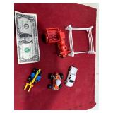 VINT. SMALL TOY CARS & MORE