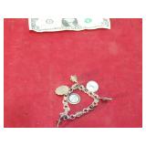 MARK 925 BRACELET & CHARMS 2 CHARMS R NOT SILVER