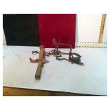 *3 VINT. SM. ANIMAL TRAPS