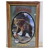 **1993 HAMMS BROWN BEAR BEER MIRROR NOS