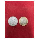 1933 SILVER HALF DOLLAR & PESO