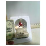 MUSICAL SNOW GLOBE W/ COA