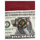 ANTIQUE MOSAIC PIN ITALY