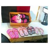 **14 PAIRS OF FLIP FLOPS NEW