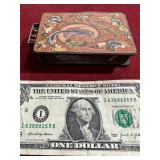 ROSEMALED MATCHBOOK HOLDER STRIKER ON SIDE