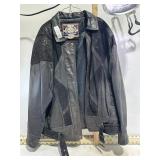 VINT. PARIS SPORT CLUB LEATHER JACKET SIZE MED