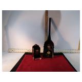 VINT. MATCH HOLDER & ASH SHOVEL HAND PAINTED