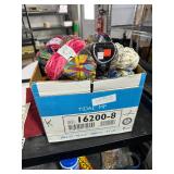 **BOX OF DECORATIVE YARN