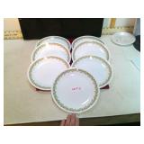 7 CORELLE WARE LUNCH PLATES