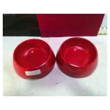 2 NEW PET FOOD BOWLS