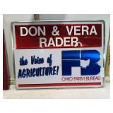 **OHIO FARM BUREAU METAL SIGN