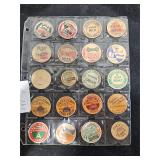 VINT. CREAM TOP BOTTLE CAPS