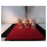 3 VINT. CHARACTER GLASSES