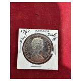 1967 CANADIAN SILVER DOLLAR