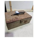 **METAL BOX FULL OF DRILL BITS & MORE