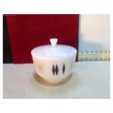 FEDERAL GLASS BOWL W/ LID