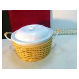 **COVERED CASSEROLE IN BASKET