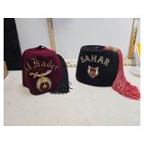2 SHRINER FEZ CAPS