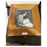 **WOODEN FRAMED VINT. PICTURE