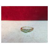 MARKED 14KT GOLD RING 2G SIZE 8