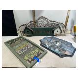 **3 WOODEN WELCOME SIGNS