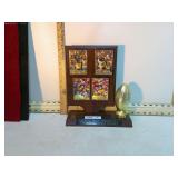 GREEN BAY PACKER SUPER BOWL 31 PLAQUE & CARDS