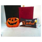 2 NEW W/ TAGS HALLOWEEN PILLOW