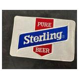 VINT. STERLING BEER PATCH