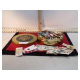 VINT. TINS W/ BUTTONS