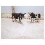 2 SCHLEICH BULL & COW