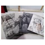**4 VINT. NATIVE AMERICAN PICTURES