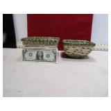 2 TEMPTATIONS OLD WORLD SQUARE BOWLS