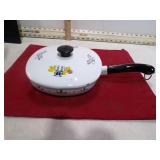 VINT. GEORGES BRIARD ENAMEL WARE PAN