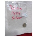 1944 SILVER DIME