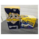 *2 BREWER MASCOT BOBBLE HEADS