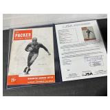 SUPER RARE! CURLY LAMBEAU AUTO 1947 PACKER PICT.