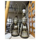 **PAIR OF LAMPS LOOK LIKE COFFEE GRINDERS ROUGH