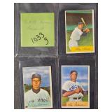 3 - 1954 BOWMAN BASEBALL CARDS