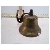 VINT. BRASS BELL ON HORSE SHOE