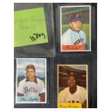 3 - 1954 BOWMAN BASEBALL CARDS