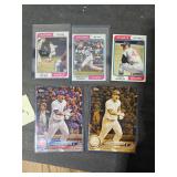 5 LG. BASEBALL CARDS