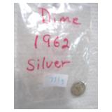 1962 SILVER DIME