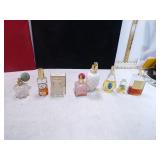 8 VINT. PERFUME BOTTLES